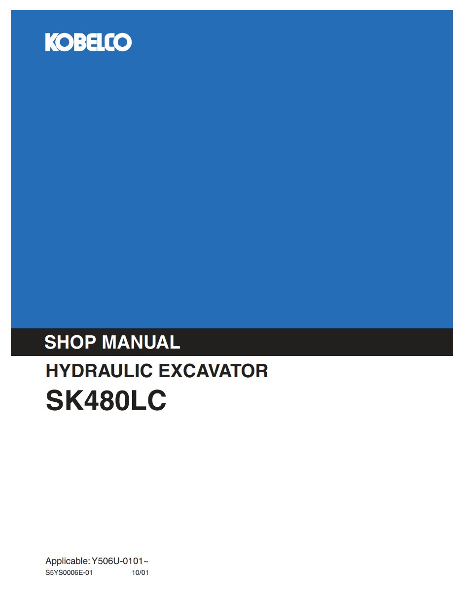 KOBELCO SK480LC TRACKED EXCAVATOR