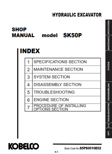 KOBELCO SK50P MINI  EXCAVATOR