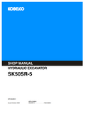 KOBELCO SK50SR-5 CRAWLER EXCAVATOR