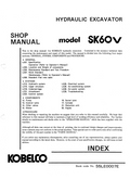 KOBELCO SK60v MINI EXCAVATOR