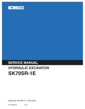 KOBELCO SK70SR-1E CRAWLER EXCAVATOR