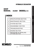 KOBELCO SK850LC-10 MINI TRACKED EXCAVATOR