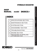 KOBELCO SK85CS-7 TRACKED EXCAVATOR