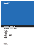 KOBELCO TLK750, TLK860, TLK865, TLK965 WHEEL LOADER