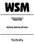 KUBOTA M5040 M6040 M7040 2WD 4WD TRACTOR