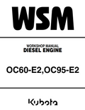 KUBOTA OC60-E2 AND OC95-E2 DIESEL ENGINE