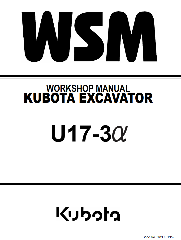 KUBOTA U17-3 ALPHA LOADER