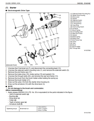 KUBOTA Z482 Z602 D662 D722 D782 D902 E2B E3B DIESEL ENGINE