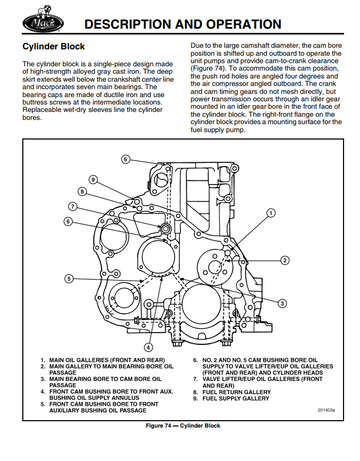 MACK ASET AC AND AI AMI WITH EGR DIESEL ENGINE