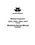 MASSEY FERGUSON 2604H 2605H 2606H 2607H TRUCK