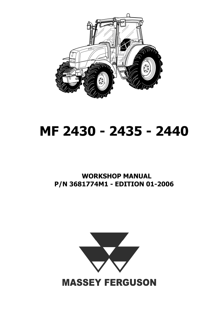 MASSEY FERGUSON MF 2430 2435 2440