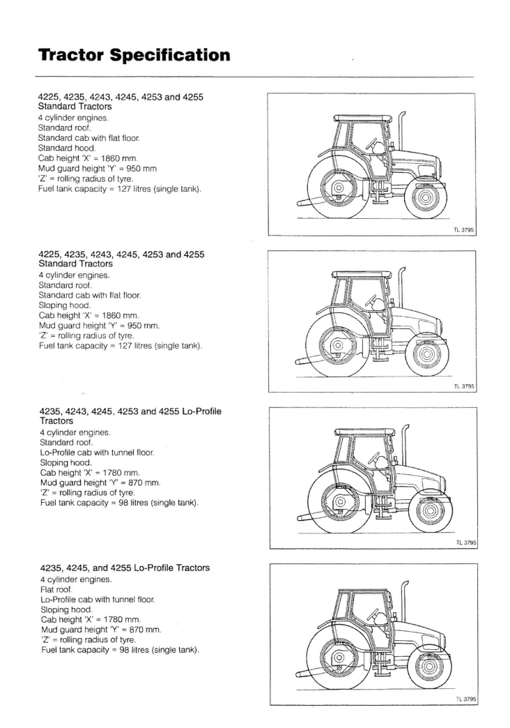 MASSEY FERGUSON MF 4200 SERIES TRACTOR