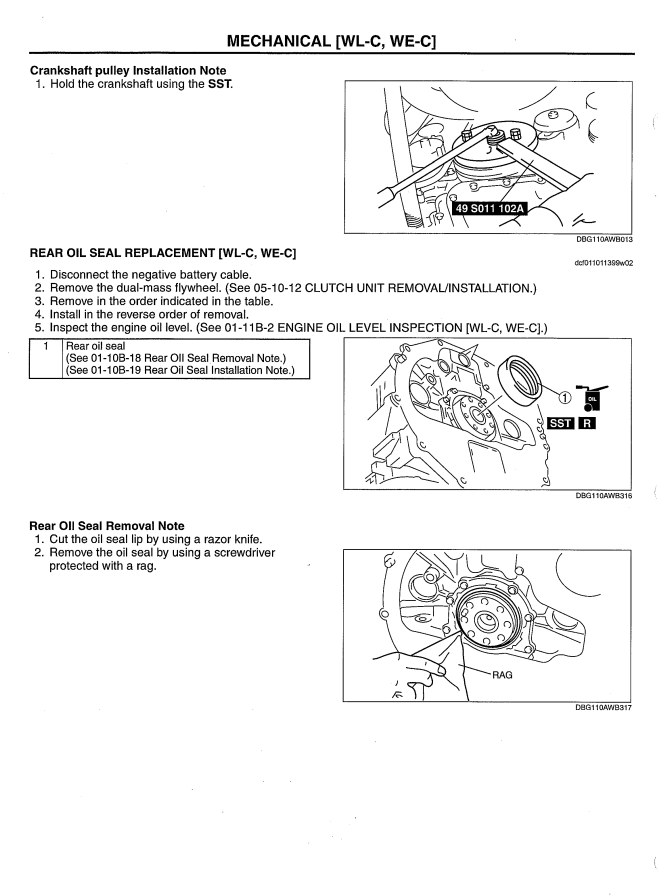 MAZDA BT-50 2.5L 3.0L 2006-2011