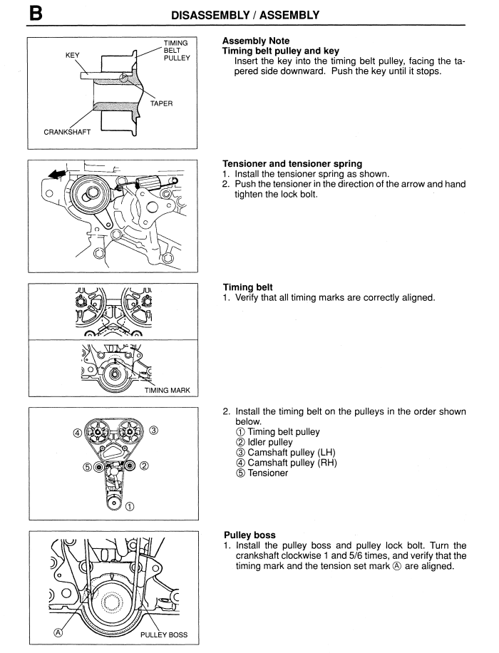 MAZDA PROTEGE 323 1994-1998 B6 ENGINE
