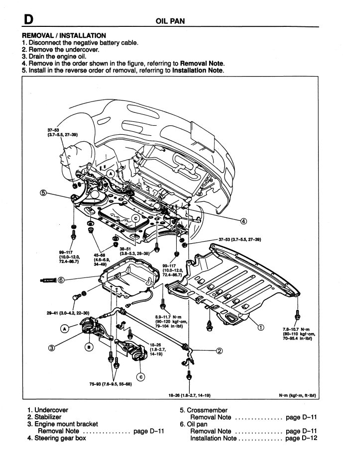 MAZDA RX7 FD SERIES 6 1.3L TURBO 1993-1994