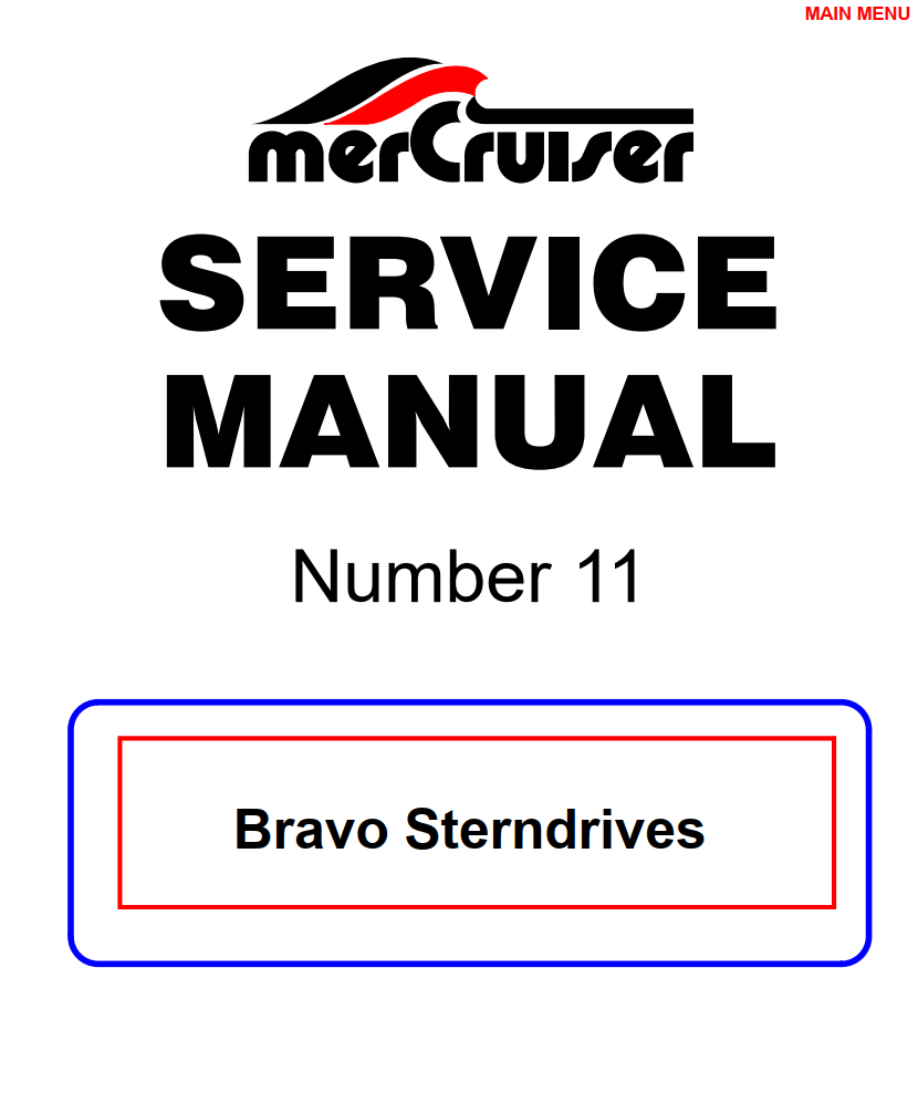 MERCURY MERCRUISER BRAVO STERNDRIVES #11