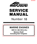 MERCURY MERCRUISER GM V6 4.3L #18 MARINE ENGINE
