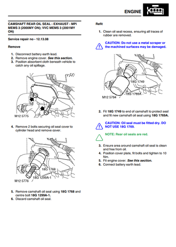 MG F MGF ROADSTER 1995-2002
