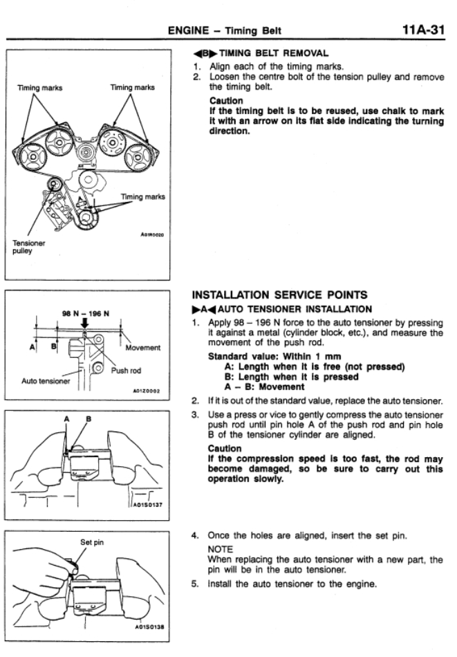 MITSUBISHI FTO 2.0L V6 1997-2001