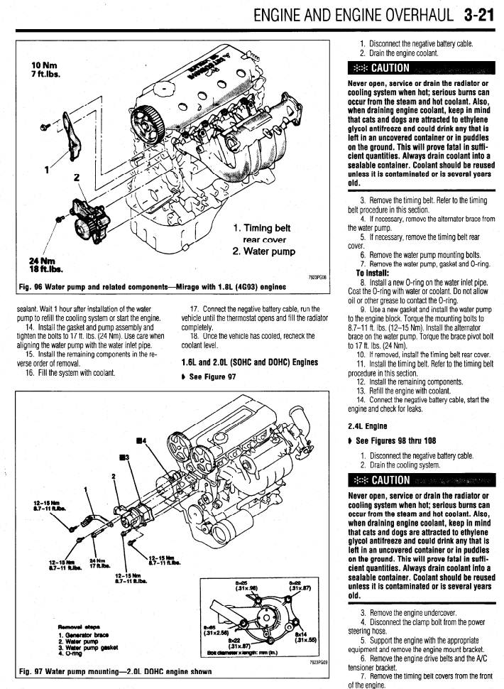 MITSUBISHI MIRAGE 1990-2000
