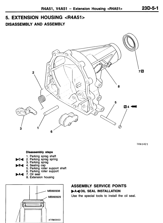 MITSUBISHI PAJERO TRITON R4A51 V4A51 AUTO TRANSMISSION