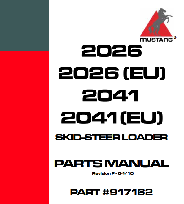 MUSTANG 2026 2041 SKID STEER LOADER