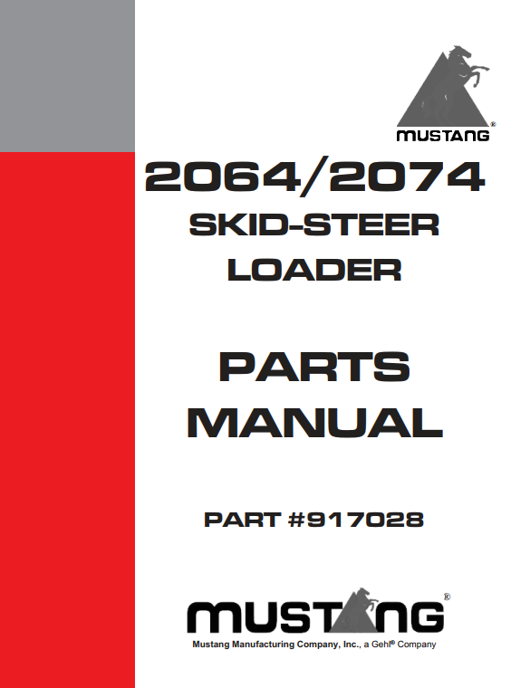 MUSTANG 2064 2074 SKID STEER LOADER