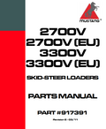 MUSTANG 2700V 3300V SKID STEER LOADER