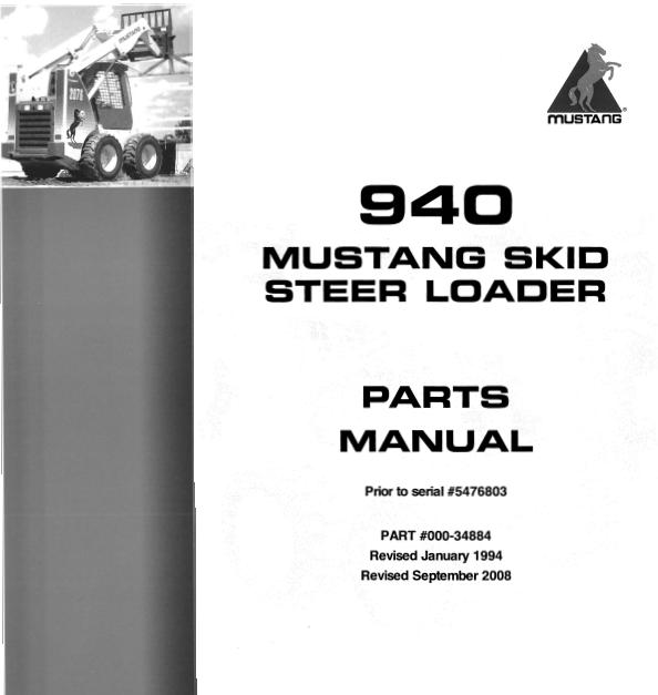 MUSTANG 940 SKID STEER LOADER