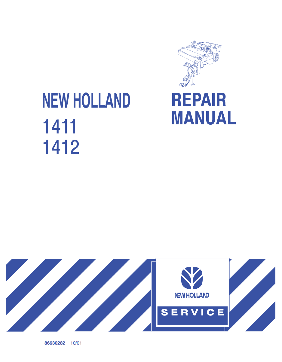 NEW HOLLAND 1411 1412 DISC MOWER CONDITIONERS 