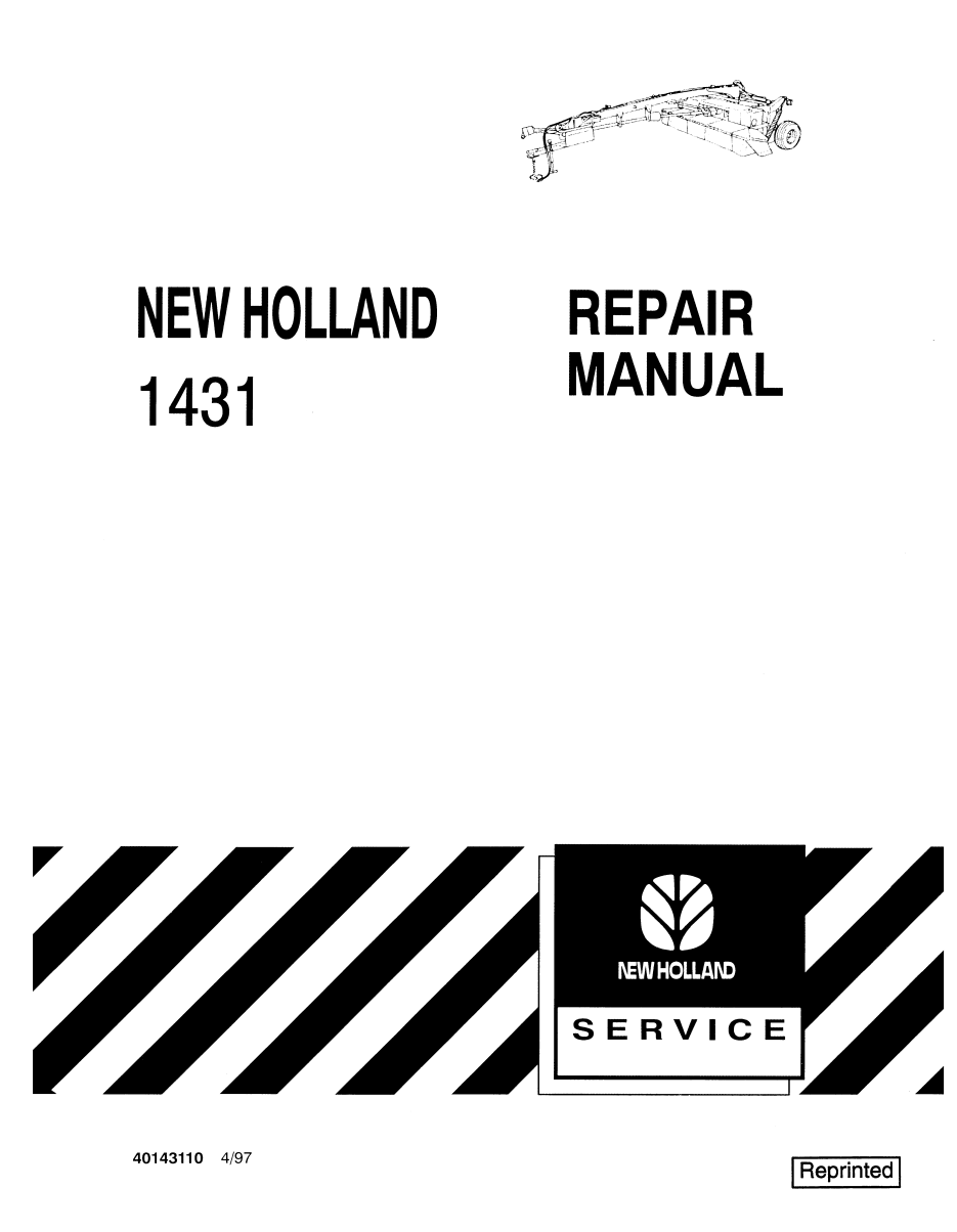 NEW HOLLAND 1431 DISC MOWER CONDITIONERS 