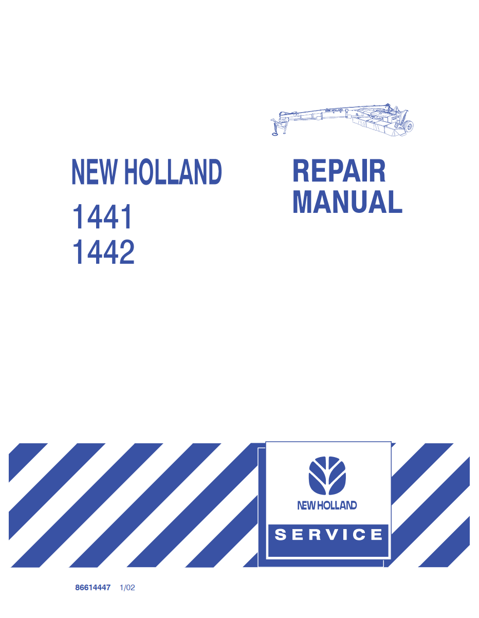 NEW HOLLAND 1441 1442 DISC MOWER CONDITIONERS 