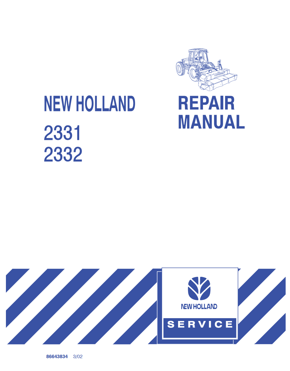 NEW HOLLAND 2331 2332 DISC HEADER