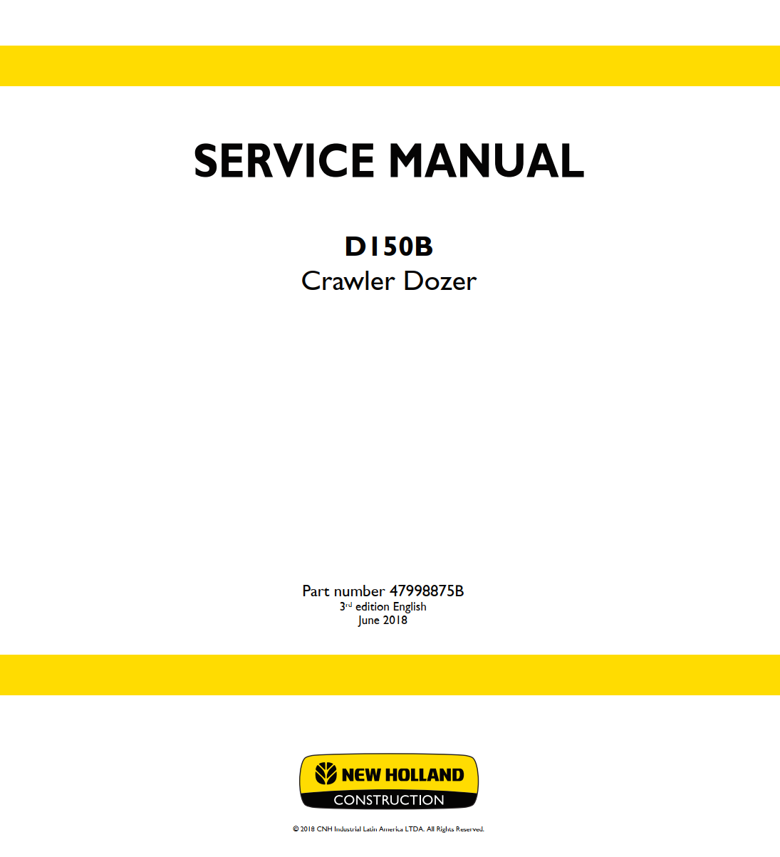 NEW HOLLAND D150B CRAWLER DOZER