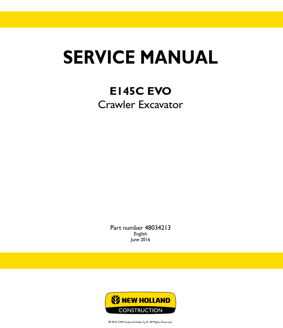 NEW HOLLAND E145 EVO TIER 3 III CRAWLER EXCAVATOR