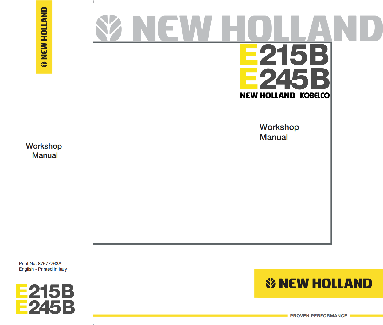 NEW HOLLAND E215B E245B