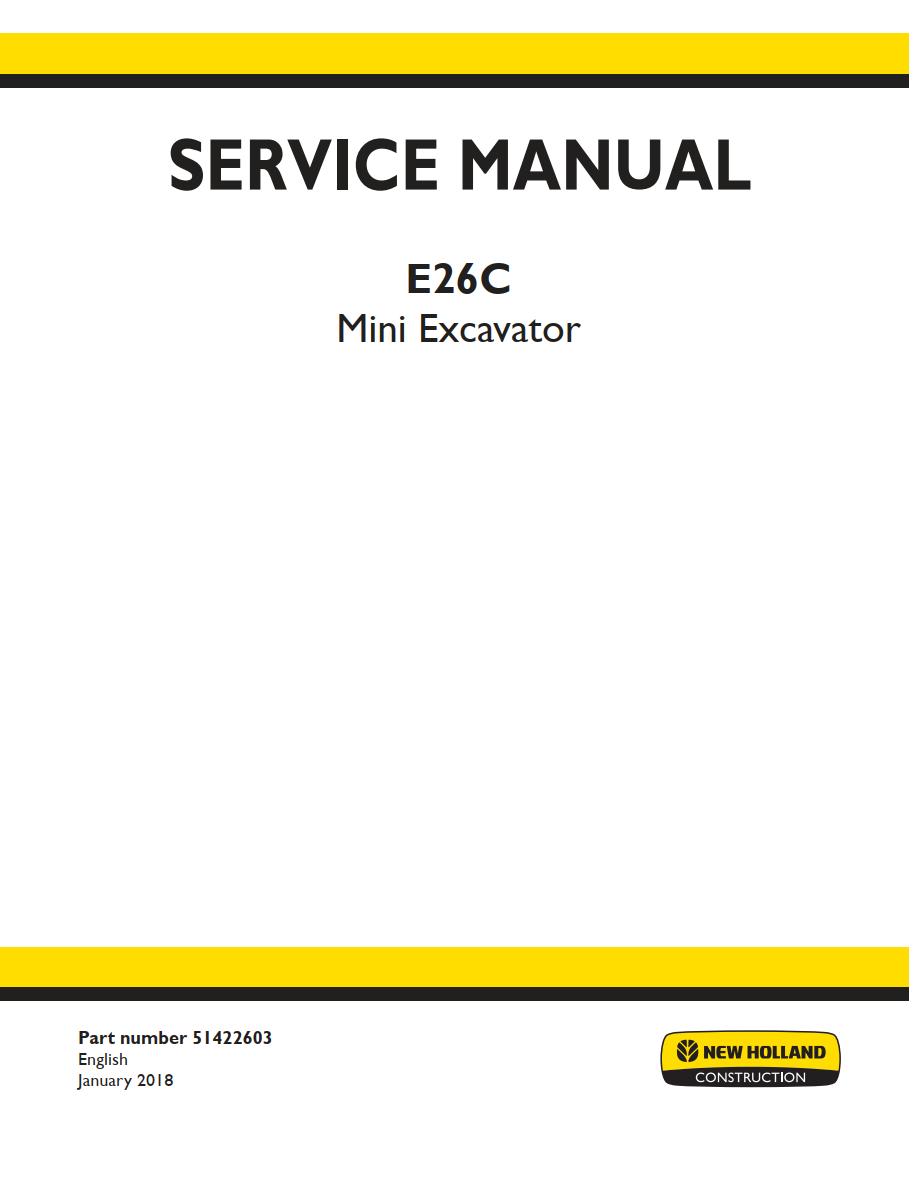 NEW HOLLAND E26C TIER 4 IV FINAL