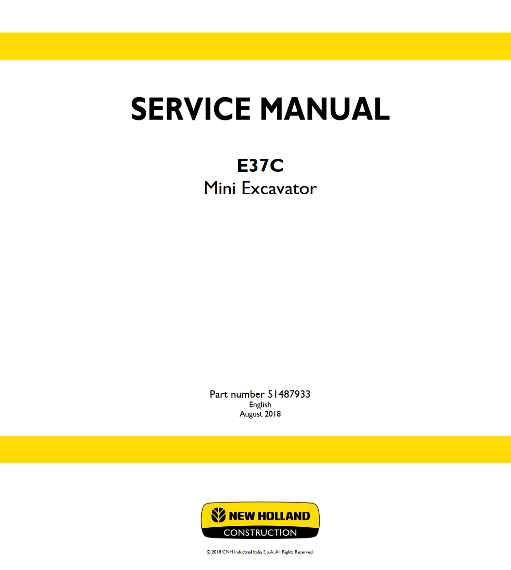NEW HOLLAND E37C TIER 4 IV 51487933
