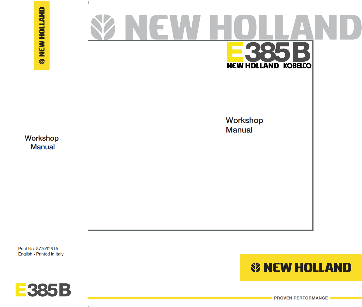 NEW HOLLAND E385 B