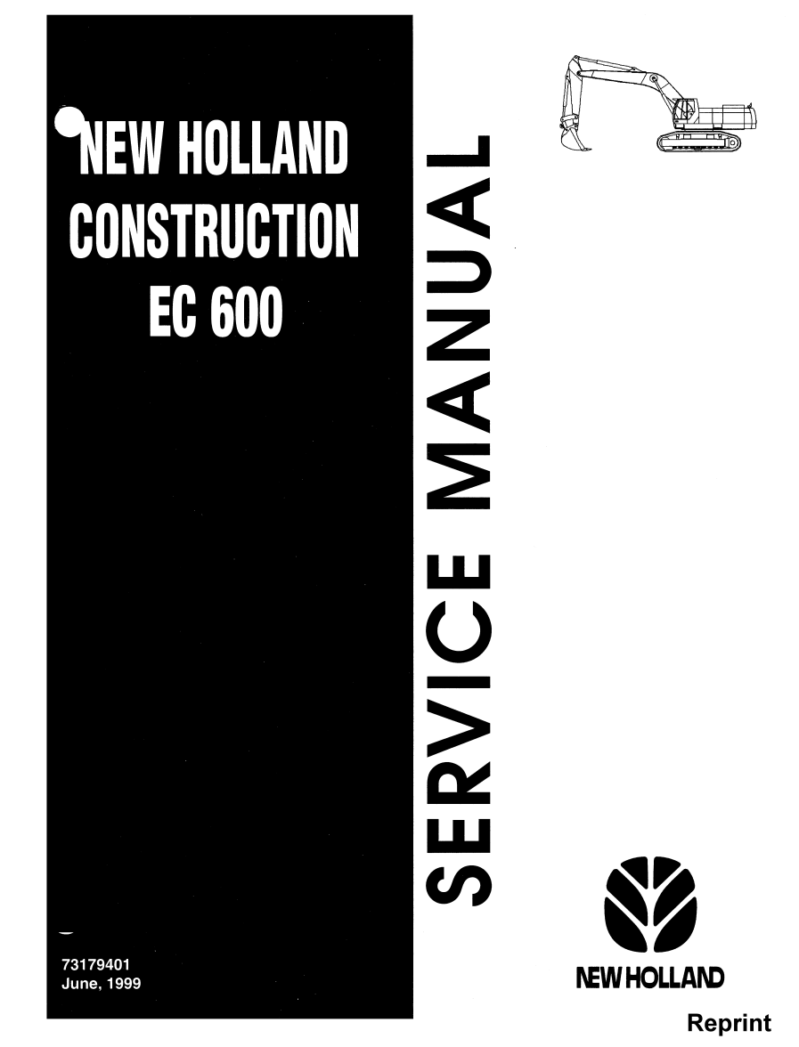 NEW HOLLAND EC600 EC 600 CRAWLER EXCAVATOR