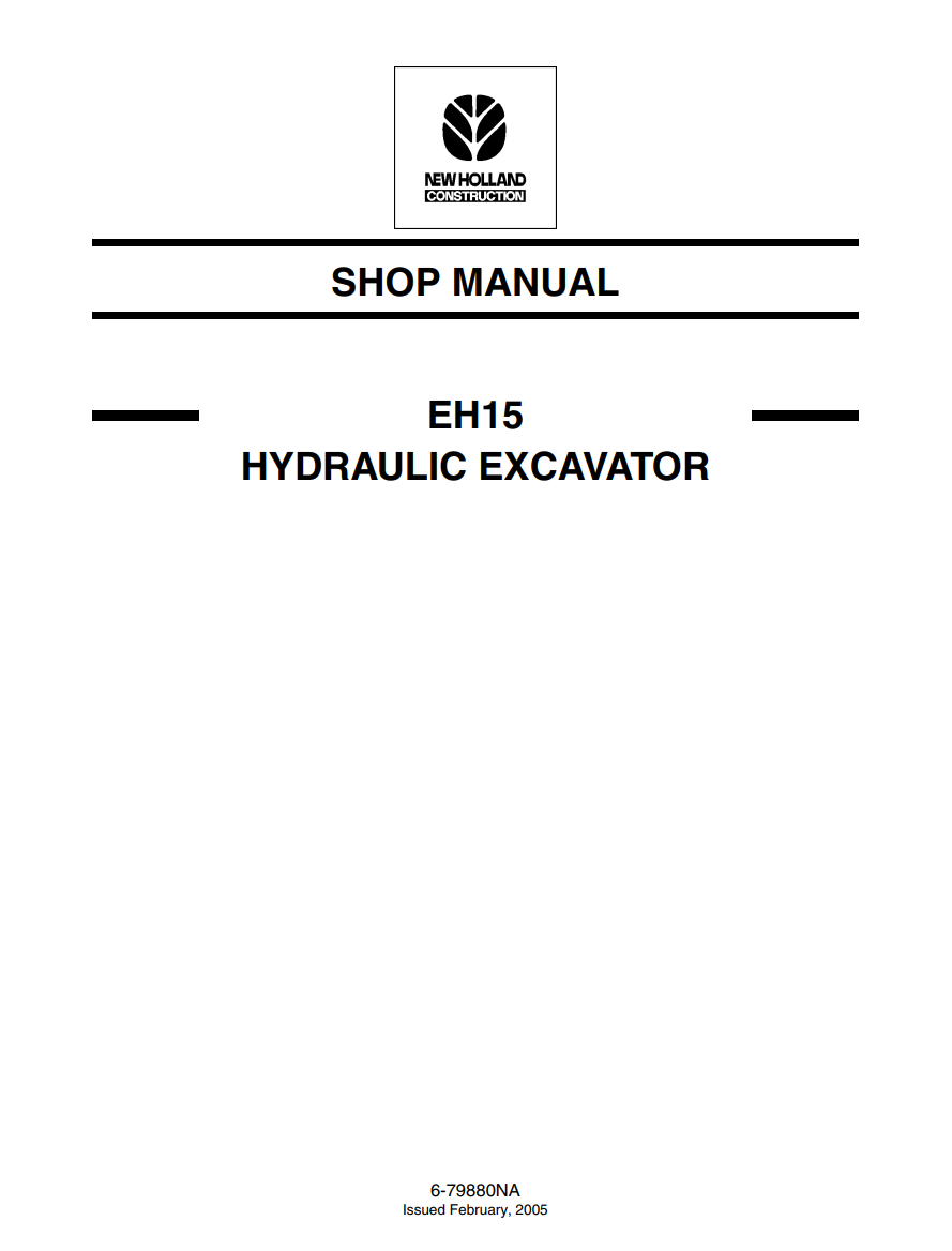NEW HOLLAND EH15 HYDRAULIC EXCAVATOR