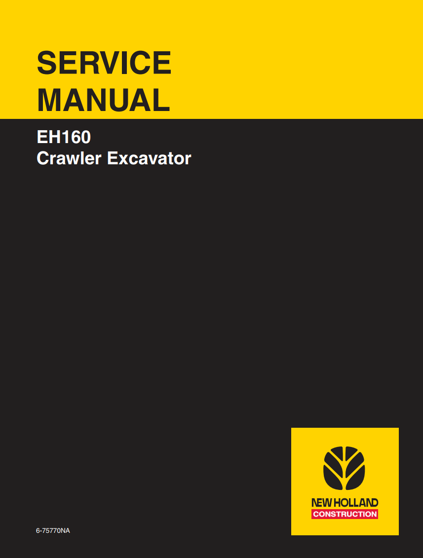 NEW HOLLAND EH160 CRAWLER EXCAVATOR