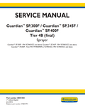 NEW HOLLAND GUARDIAN SP.295F SP.300F SP.345F SP.400F TIER 4B SPRAYER