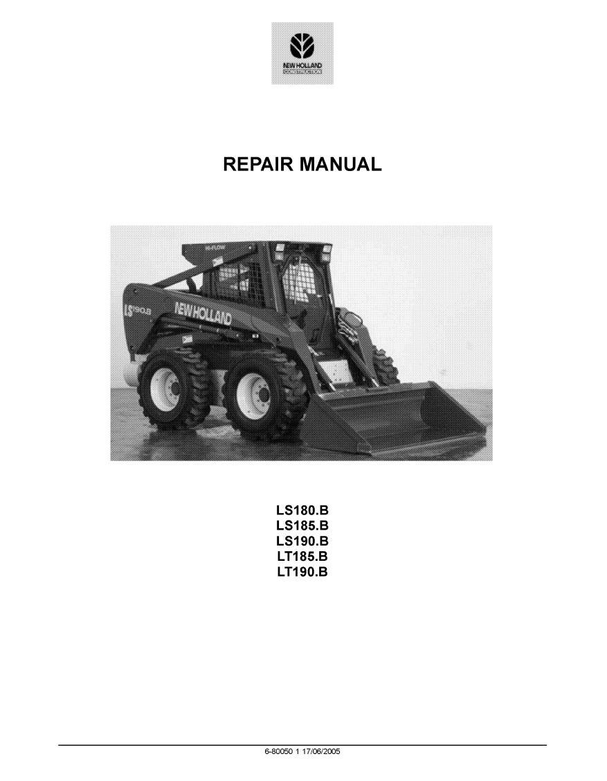NEW HOLLAND LT185.B LT190.B