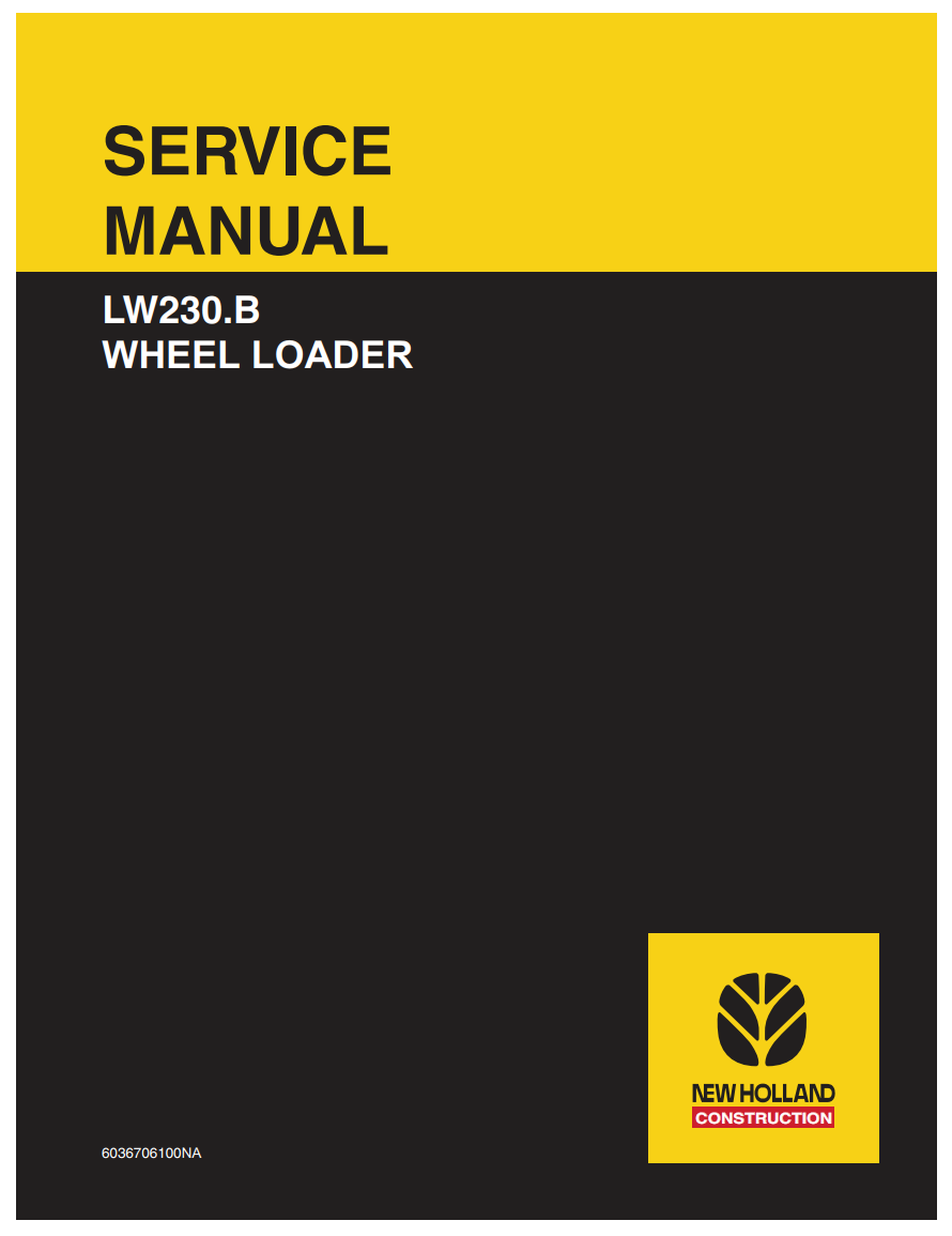 NEW HOLLAND LW230.B WHEEL LOADER TRACTOR