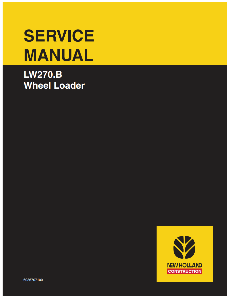 NEW HOLLAND LW270.B WHEEL LOADER TRACTOR