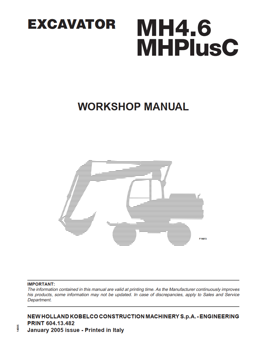 NEW HOLLAND MH4.6 MH PLUS C WHEELED EXCAVATOR