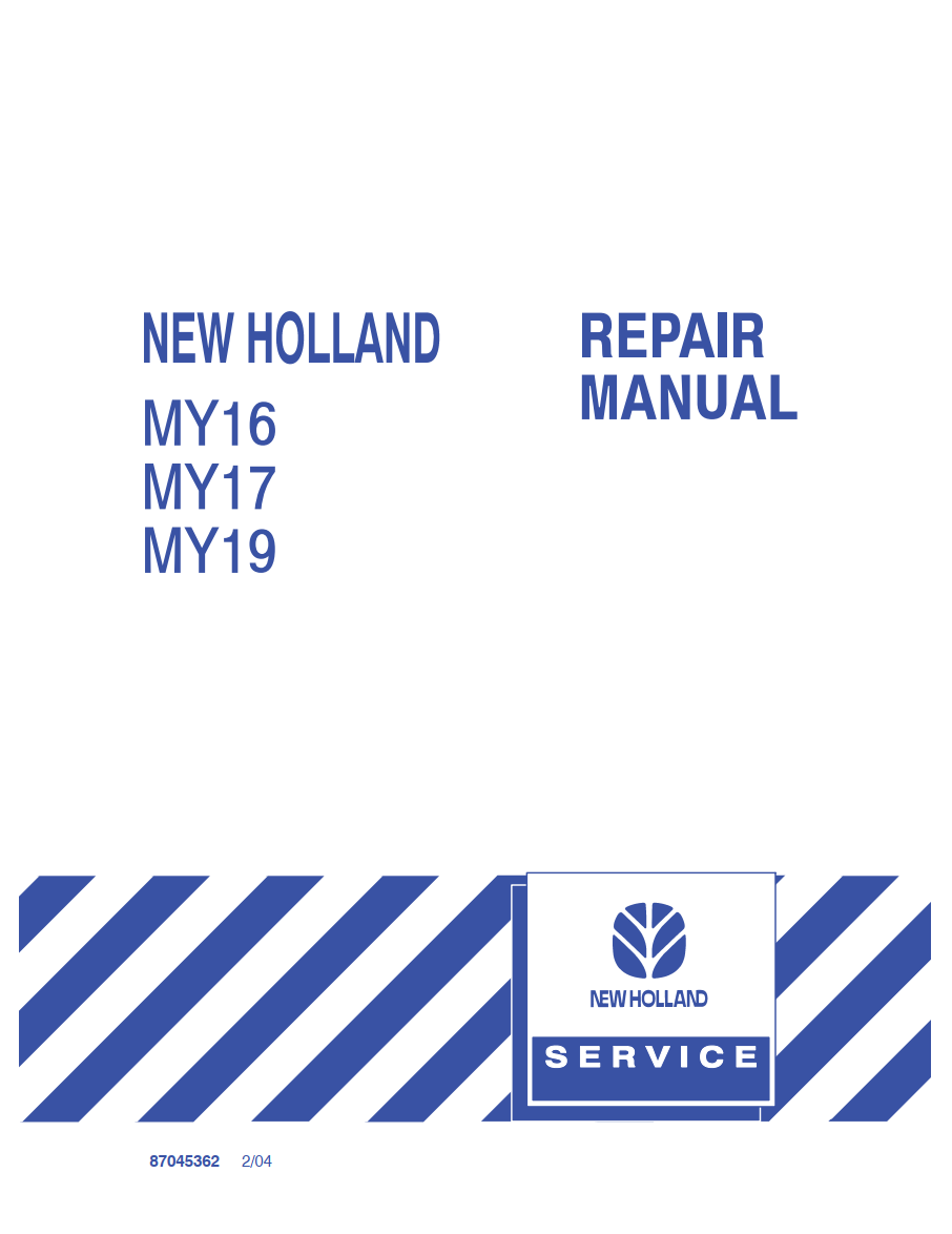 NEW HOLLAND MY16 MY17 MY19 RIDING LAWN MOWER TRACTOR