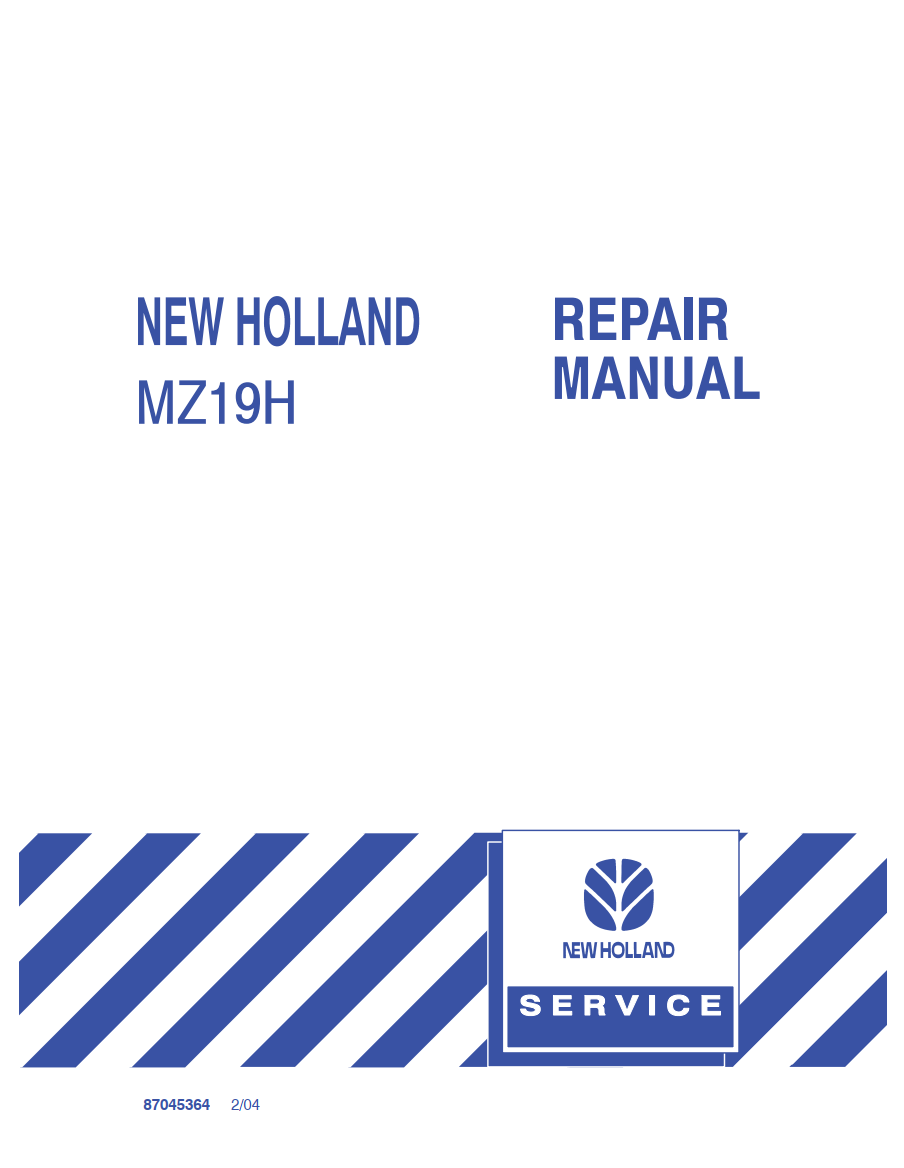 NEW HOLLAND MZ14H MZ16H MZ18 LAWN MOWER