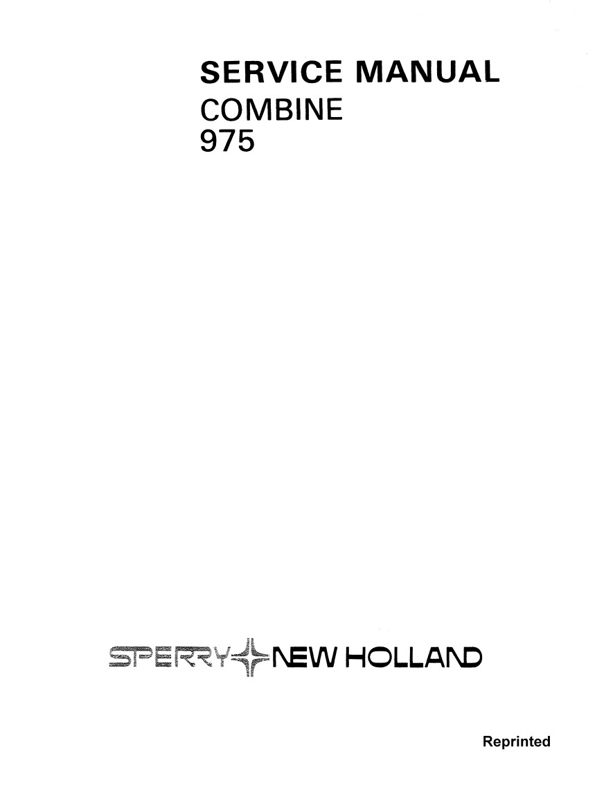 NEW HOLLAND NH 975 COMBINE
